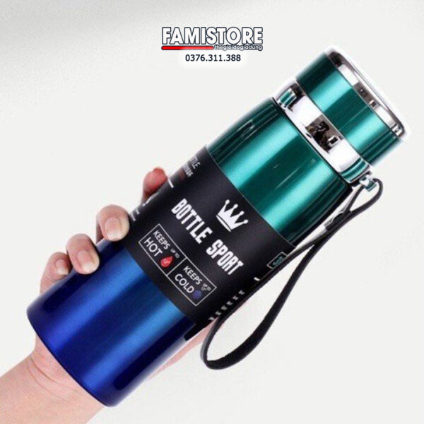 Bình giữ nhiệt Bottle Sport SUS316 - 800ml (Tem ngang)
