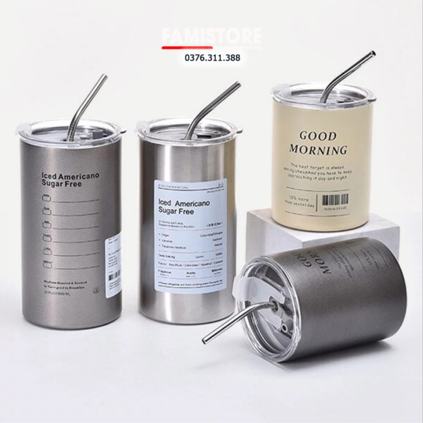 Ly Giữ Nhiệt Inox Hình Trụ CAO (F1)