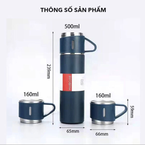 Bình Giữ Nhiệt Vacuum Bottle INOX 304 500ml