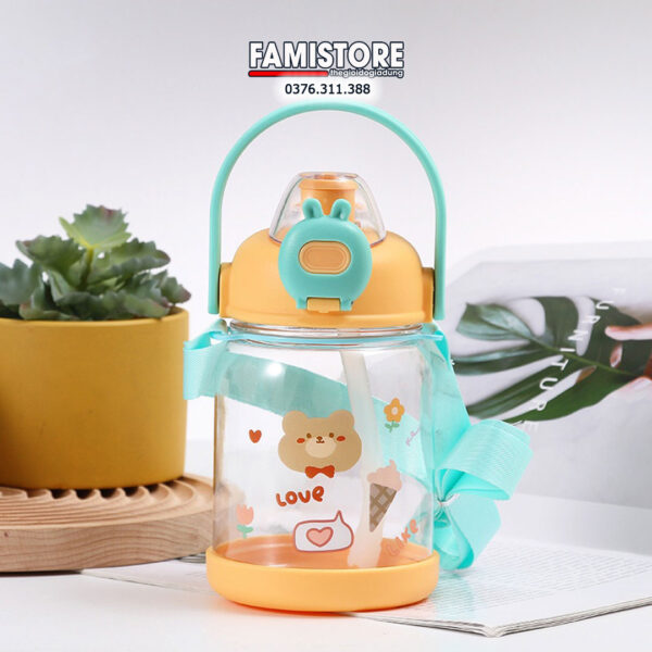 Bình nước nhựa cho bé 490ml