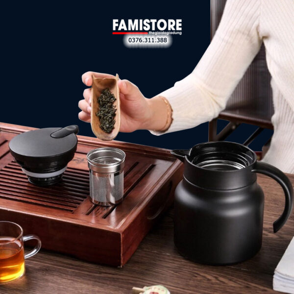 Bình pha trà giữ nhiệt 1000ml