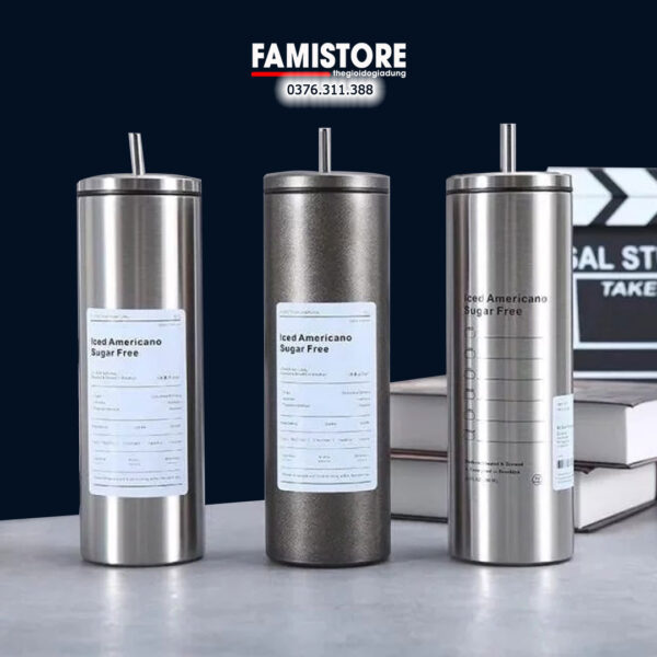 Cốc latte mỏng 600ml, inox bền đẹp